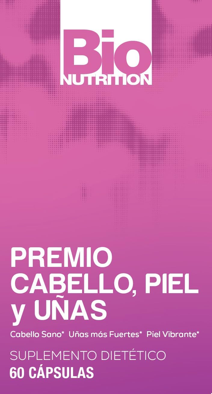 Bio Nutrition Premium Hair, Skin & Nails, 60 Capsules - Image 3