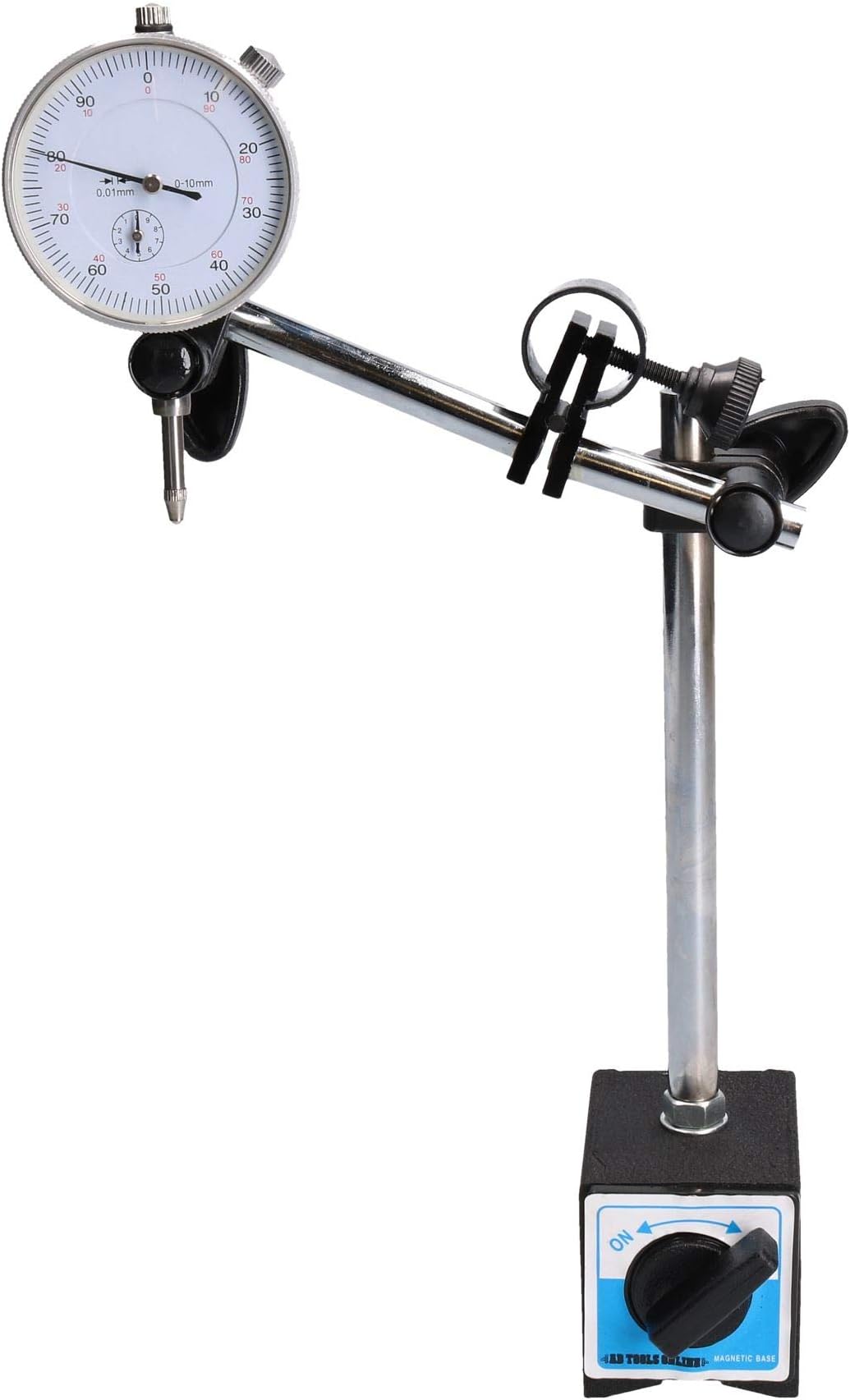 Dial Test Indicator DTI Gauge & Magnetic Base Stand Clock Gauge TDC TE107TE108