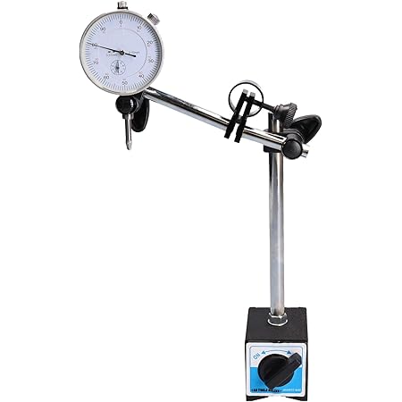 0 001mm 0 1mm Dial Indicator 8 Jewels Shockproof Precision Dial Gauge Measuring Tool Amazon Co Uk Diy Tools