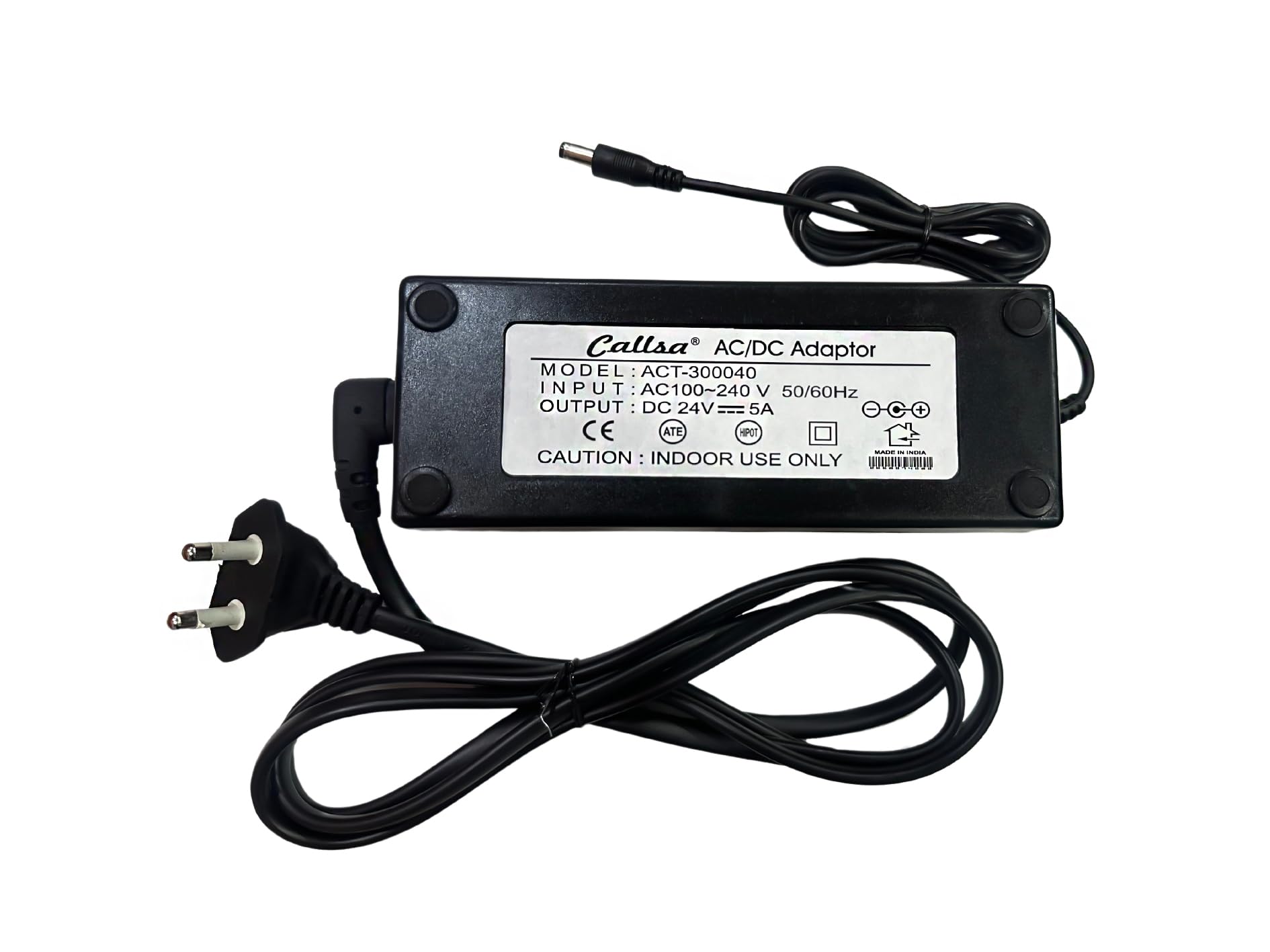 Callsa 24 Volt 5 Amp Power Adapter, Power Supply Its Suitable for Electronics Items, Gadgets Up to 24Volt 5Amp (Input : 220V-50Hz 50Ma Output 24V 5A) (B0CPTBZ9CG) Amazon Price History, Amazon Price Tracker