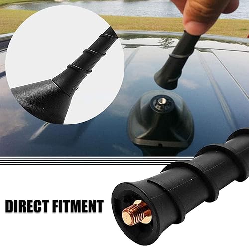Miniatura 89 de Antena para Mini Cooper 2002-2024 Mini Cooper Accesorios, 7 pulgadas Mini Cooper Antena Corta de Repuesto de Antena de Radio Mástil
