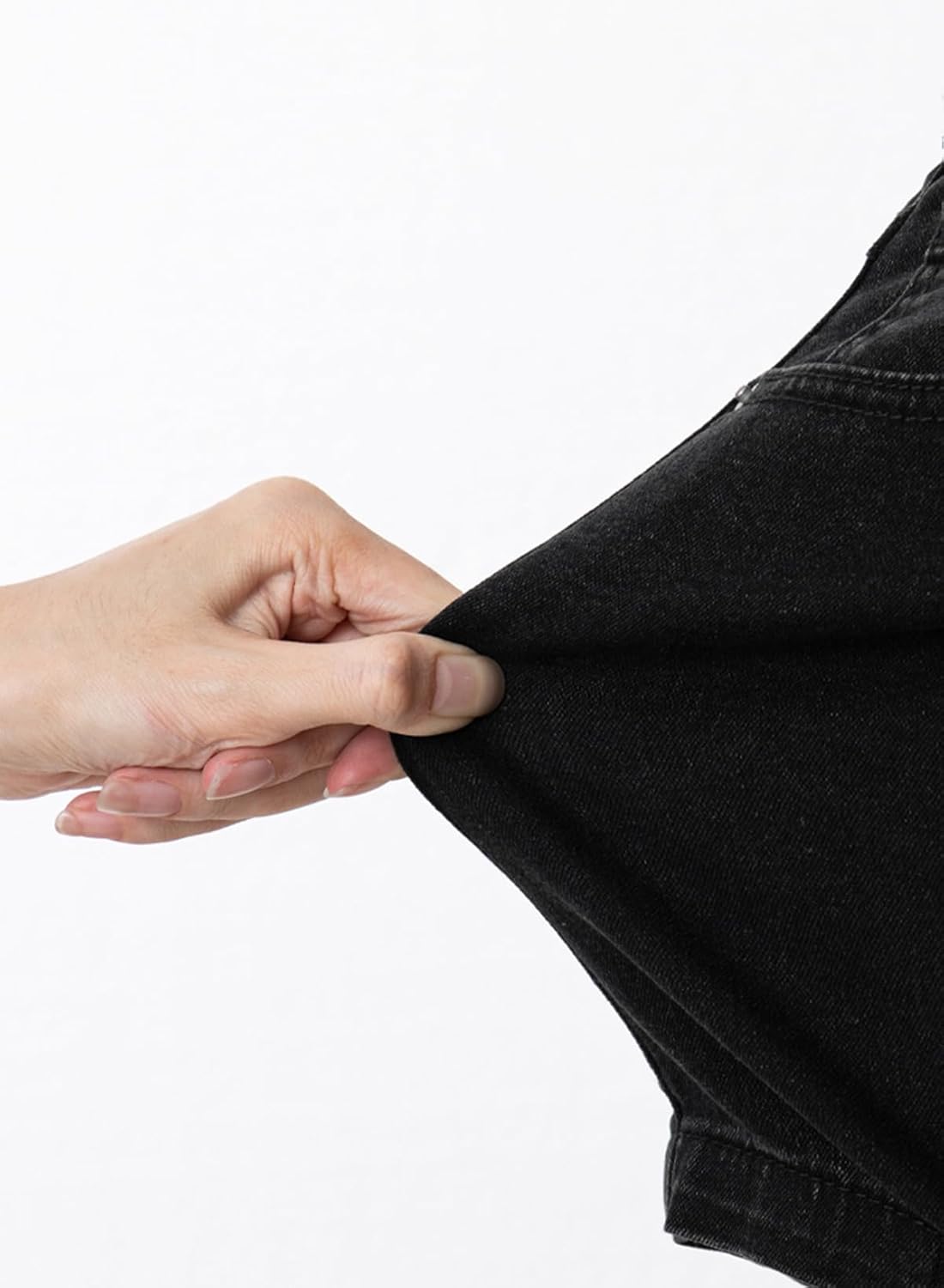 Sidefeel Skorts for Woman High Waisted Jean Skort Wrap Stretchy Asymmetrical Skorts - Image 7