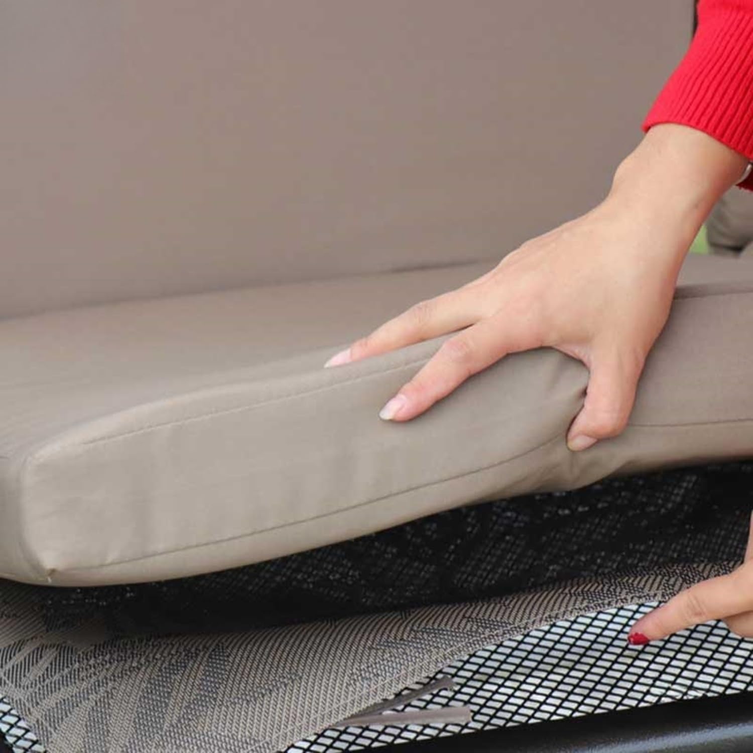 Poduszki wymienne do huśtawek ogrodowych, pianka o wysokiej wytrzymałości na siedziska do mebli ogrodowych(2*cushion)