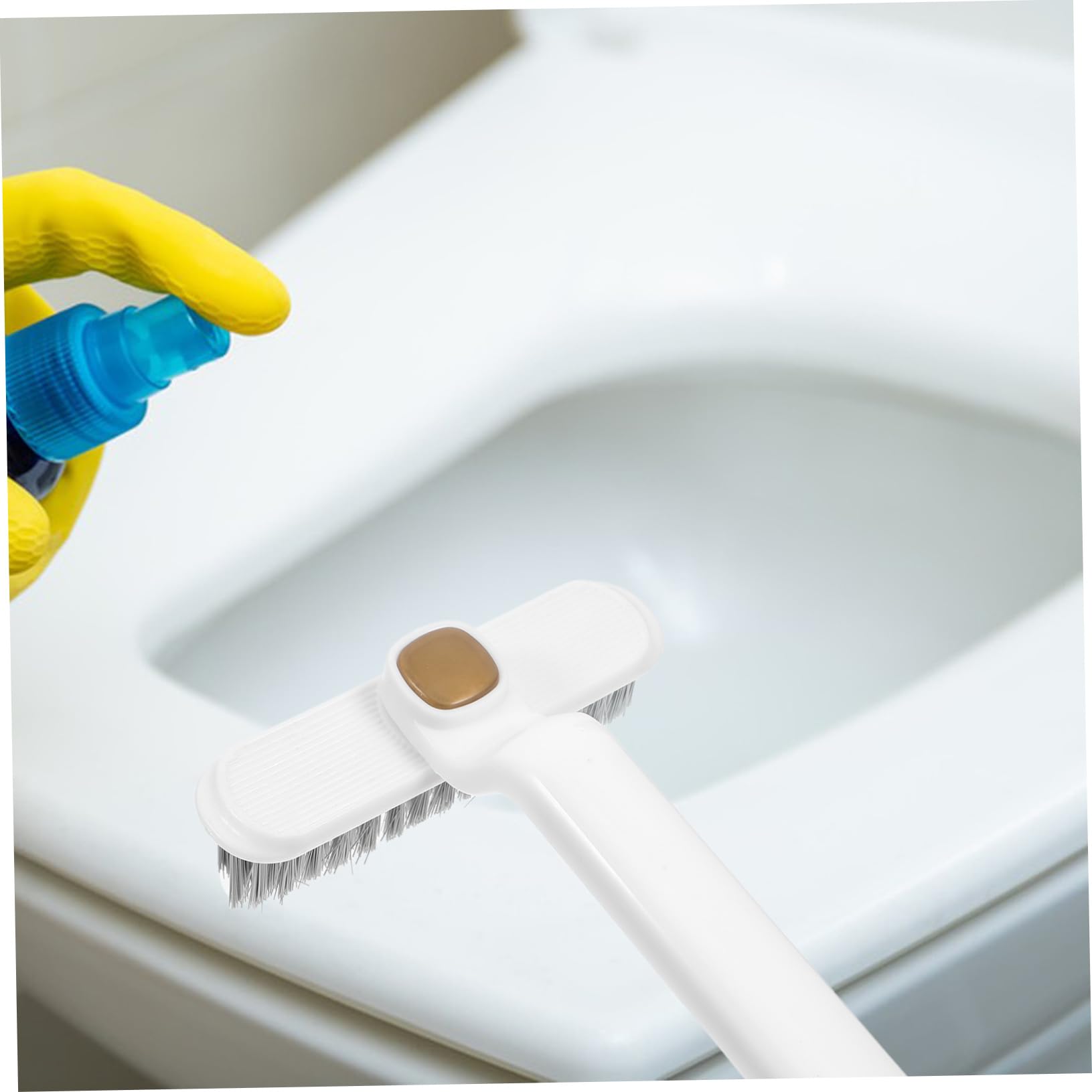 FELTECHELECTR Ergonomic Design Gaps Cleaning Brush for Windows Grooves Tiles Portable Reusable Sturdy Bristles