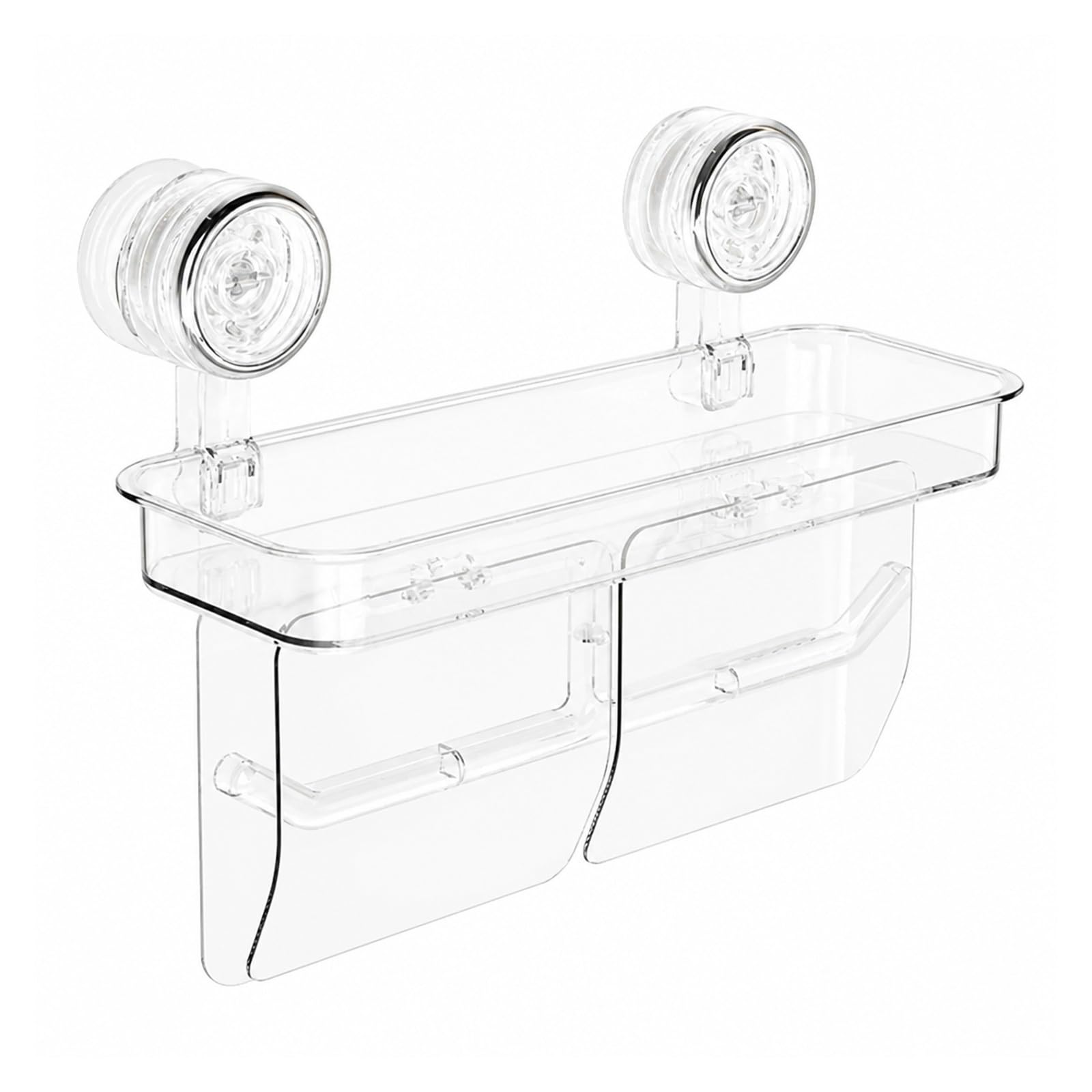 Toilet Roll Holder, Wall Mounted Suction Cup Tissue Holder,for Bathroom