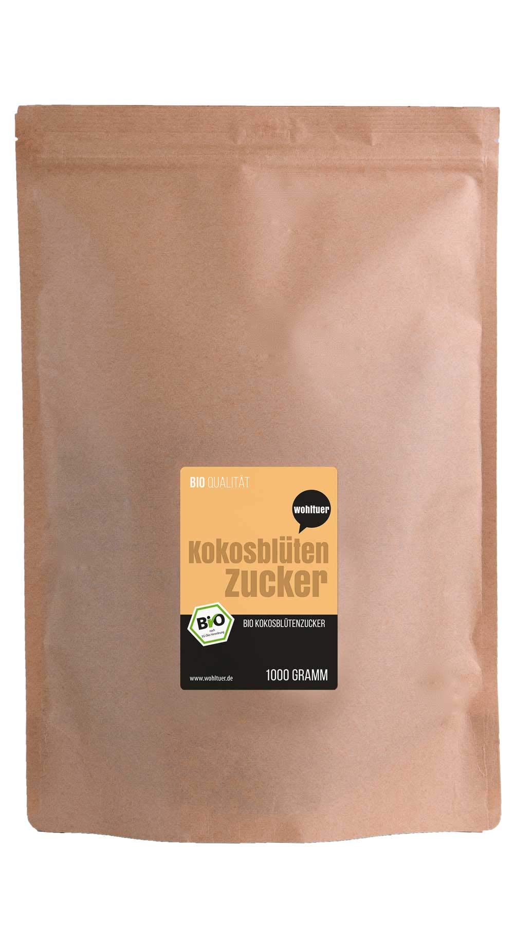 Wohltuer Bio Kokosblütenzucker aus fairem Handel und Permakultur 1000g