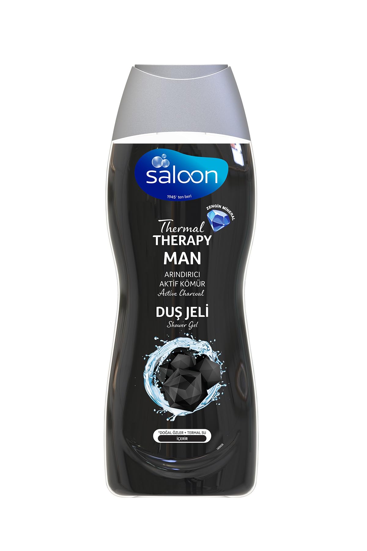 SALOON Therml Duş Jeli Man Aktif Kömür 450Ml