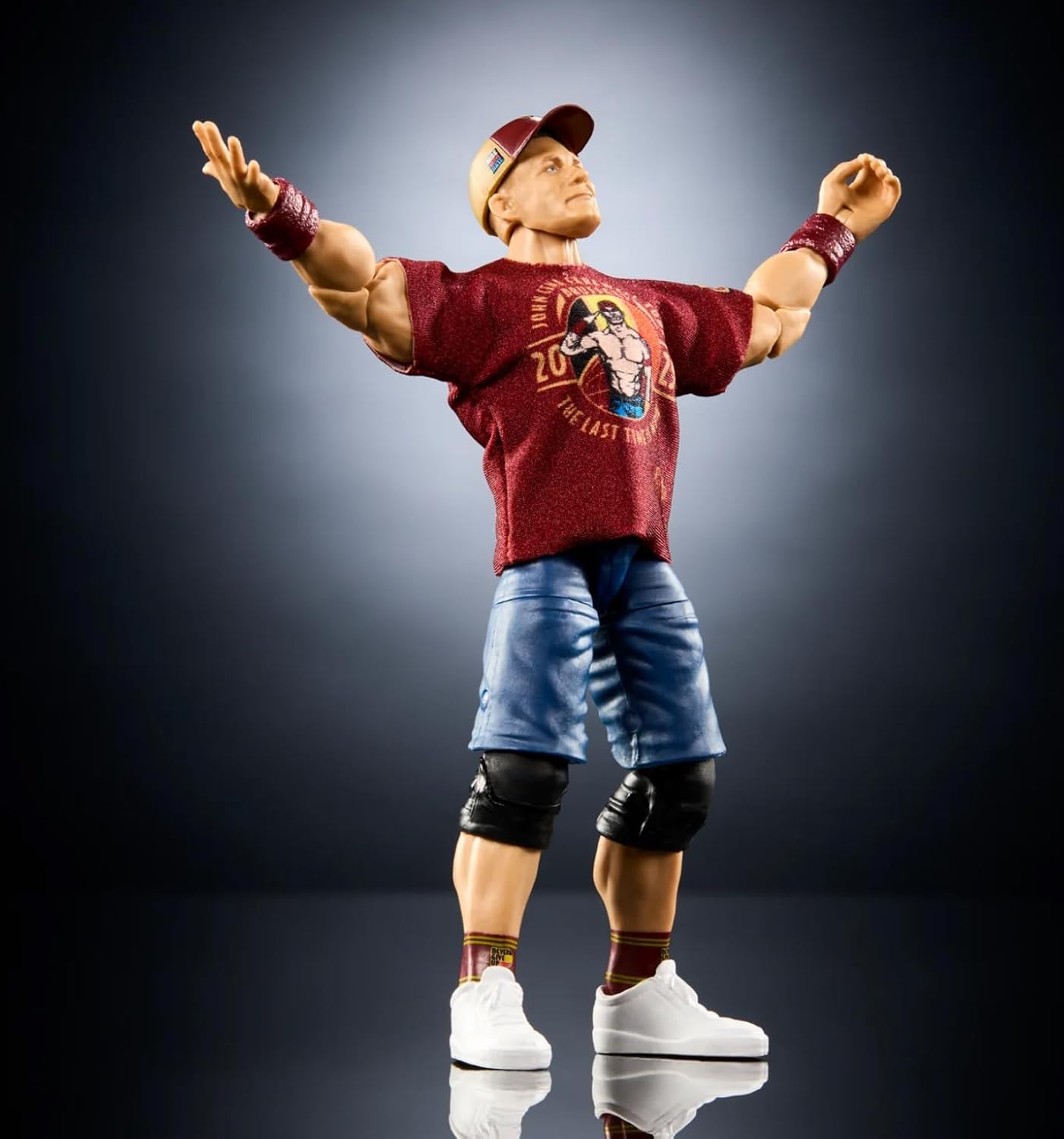 Mattel WWE JGV13 John Cena Elite Collectible 6-Inch Action Figure with Accessories, Series 120, 25 Points of Articulation and Interchangeable Hands, JGV13