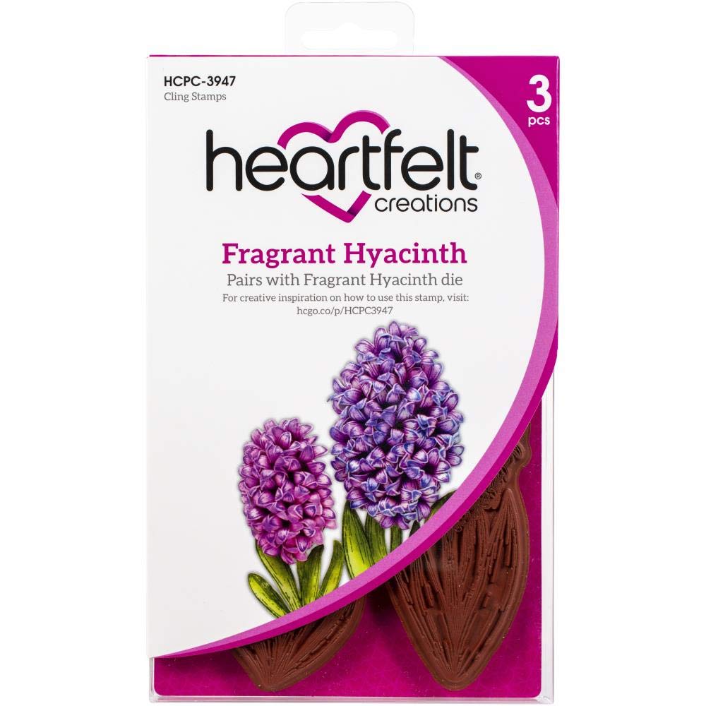 Heartfelt CreationsCling RBBR STMP Set, Fragrant Hyacinth