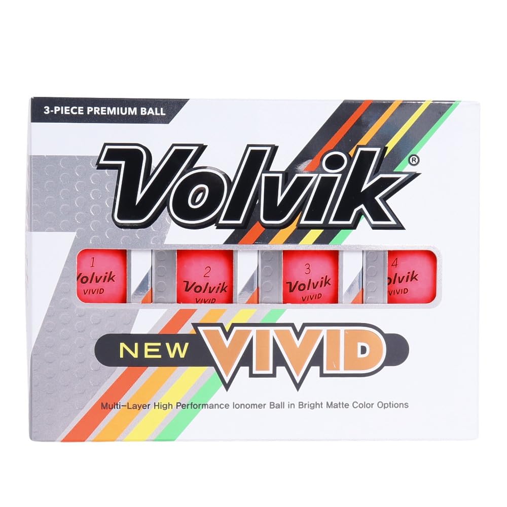 ?????(Volvik) Volvic Vivid Pink Dozen