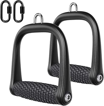 BeneLabel D Handle Cable Attachment, Cable Attachments for Gym, Non-Slip and Comfortable Grip, Solid Aluminum Alloy Handle, Suitable for Home and Gym