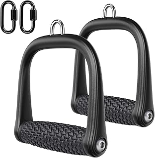 BeneLabel D Handle Cable Attachment, Cable Machine Handles, Non-Slip and Comfortable, Solid Aluminum Alloy Grip, Gym Handles for Cables