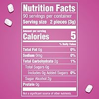 Vista 2 de ORBIT Bubblemint - Goma de mascar sin azúcar, paquete a granel, botella de 55 piezas (paquete de 4)