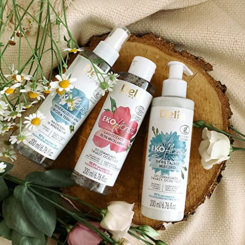 Delia Cosmetics, EKOflorist, Mineralized Thermal Water, Vegan, Natural Cosmetic with Linseed Extract, for All Skin, Nourishes - Image 2