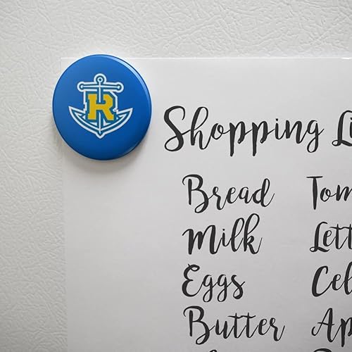 Miniatura 2 de Rollins College Primary Logo Kitchen Refrigerator Locker Button Magnet - 2.25" Diameter