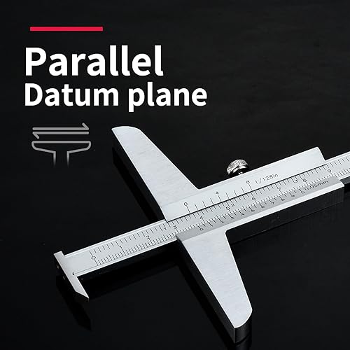 Vista 28 de Vernier Pinzas de calibrador Herramienta de medición Micrómetro de acero al carbono pulgadas/métrico 0-6 pulgadas Rango 1/128 pulgadas Escala