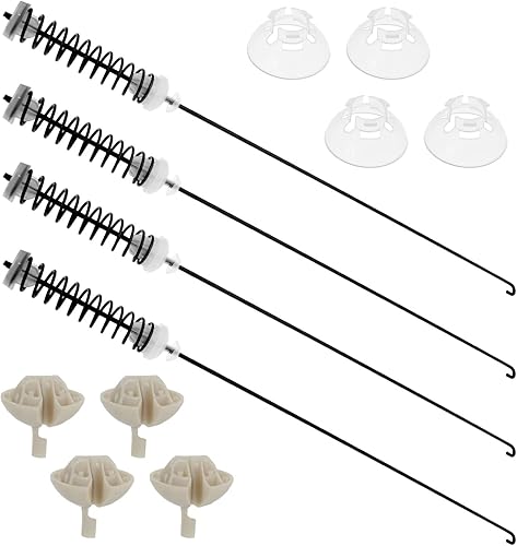 SupHomie W10780045 - Kit de barra de suspensión para arandela, compatible con lavadora Whirlpool Ken-more Amana, sustituye a W10537442, W10821951,