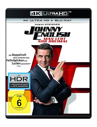 Johnny English - Man lebt nur dreimal (4K Ultra-HD) (+ Blu-ray 2D)