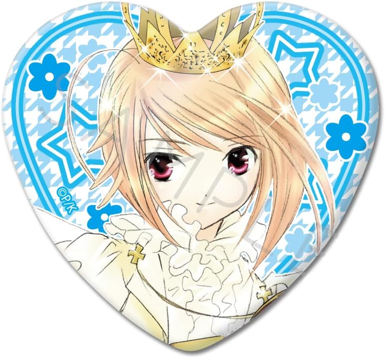 Chugo Chara! Yiso Hashi Vol. 2 Heart Shaped Tin Badge YB