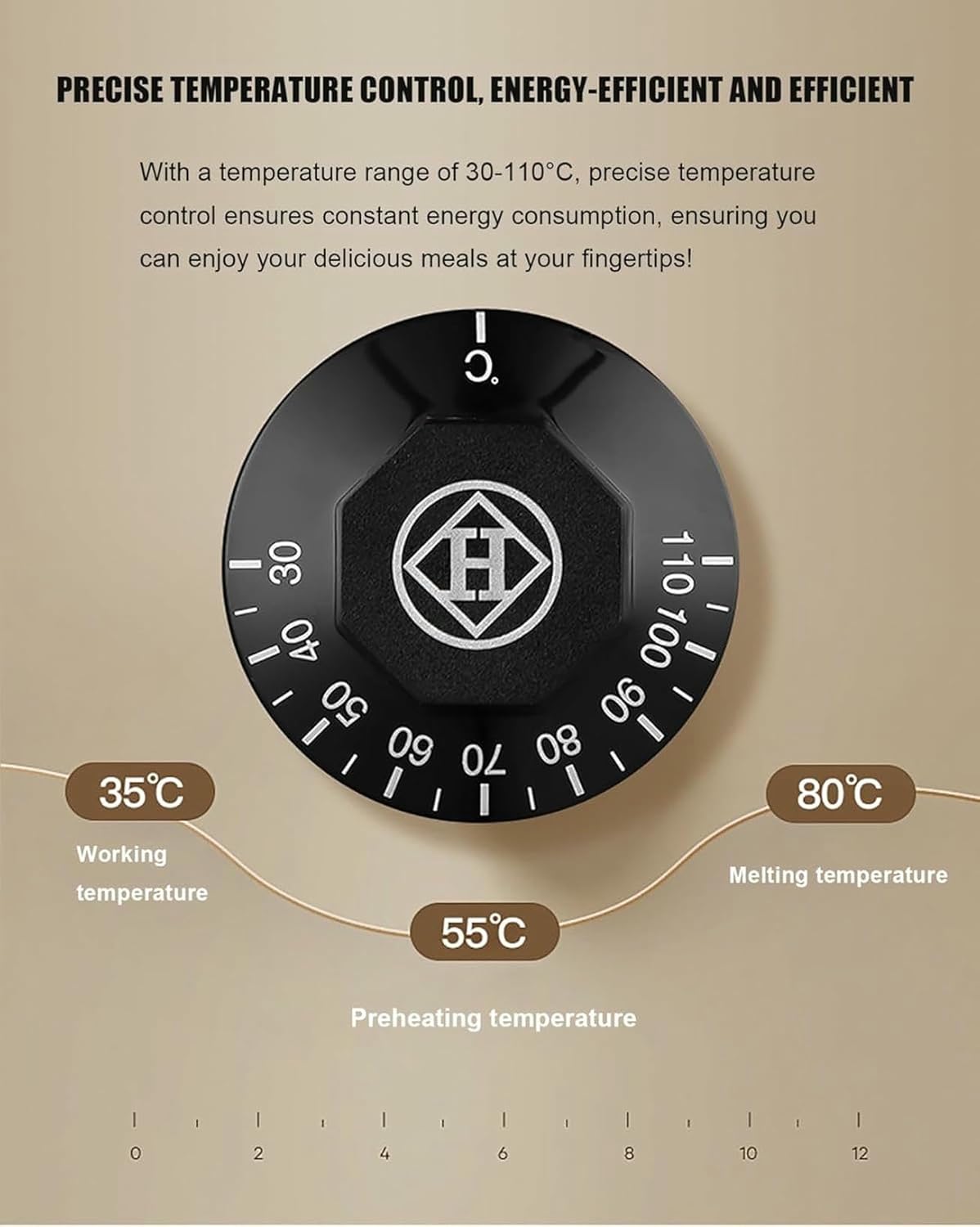 Electric Home Chocolate Fountain Machine, Large Capacity Heated Chocolate Fountain, Stainless Steel Faucet Model Chocolate Waterfall Machine for Parties
