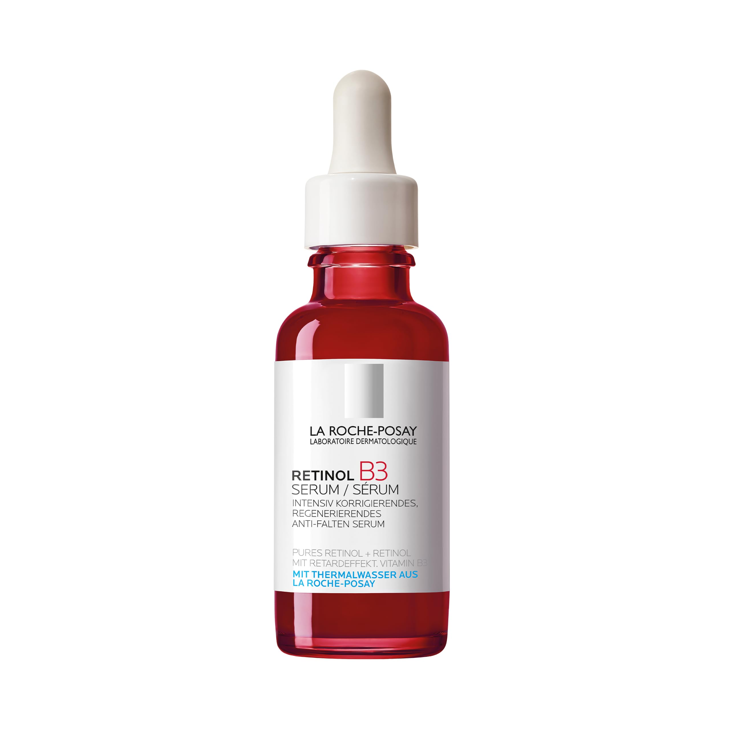 La Roche Posay Anti-Falten Serum-Konzentrat, Für normale bis empfindliche Haut, Intensiv Korrigierend und Regenerierend, Retinol und Vitamin B3, Retinol B3 Serum, 30 ml