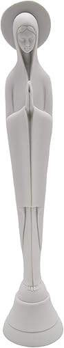 Estatua católica italiana de la Virgen María y Virgen María, escultura de la colección Vittoria, hecha en Italia, 13 pulgadas de alto