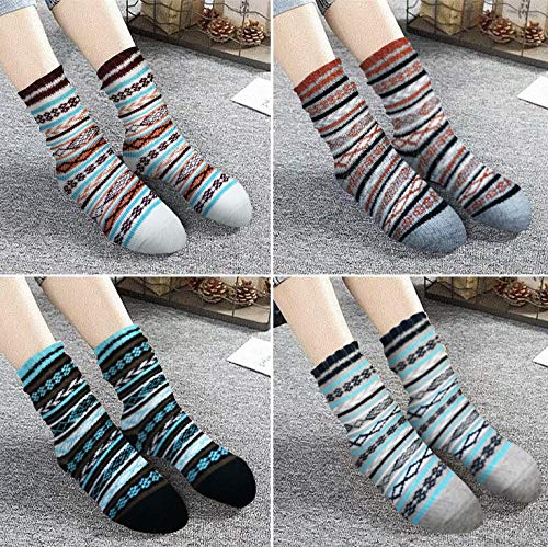 Image of MORECOO Socks for Women - Christmas Gifts for Women - Stocking Stuffers - Thick Wool Soft Warm Cozy Crew Womens Socks