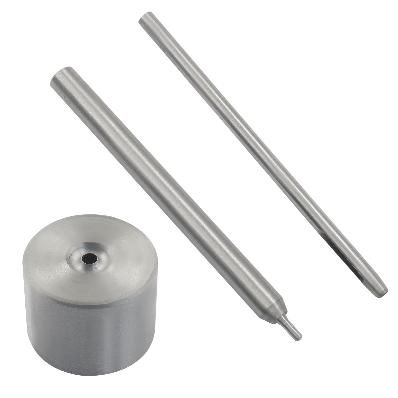 Piutouyar Eyelet Punch Die Tool Set, 3 mm Grommet Eyelet Setter Hollow Punch Tool for Leather, Clothes, Handbag, Fabric, Curtain, DIY Craft