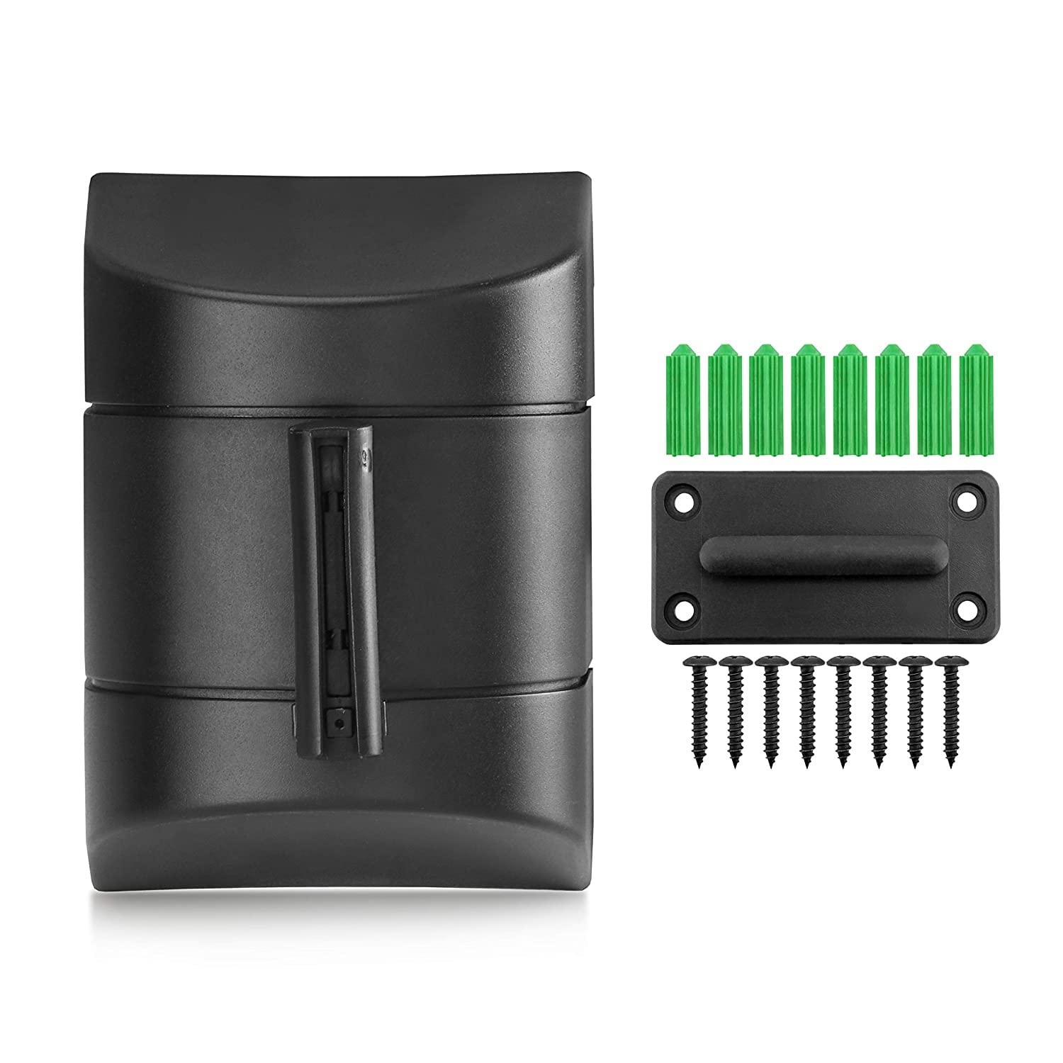 Barrera Cinta retráctil para Colas, Barrera Cinta Fija para Montaje Pared, Barrera Cuerda retráctil, Cinta Amarilla/Negra para Control multitudes regiones separadas, Completamente Negra