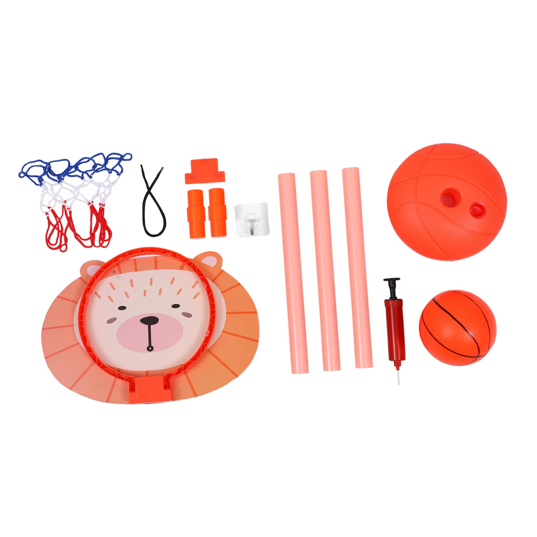 SUPVOX Adjustable Basketball Hoop for Boys and Girls Boys and Girls Indoor Basketball Toy Set Random Style