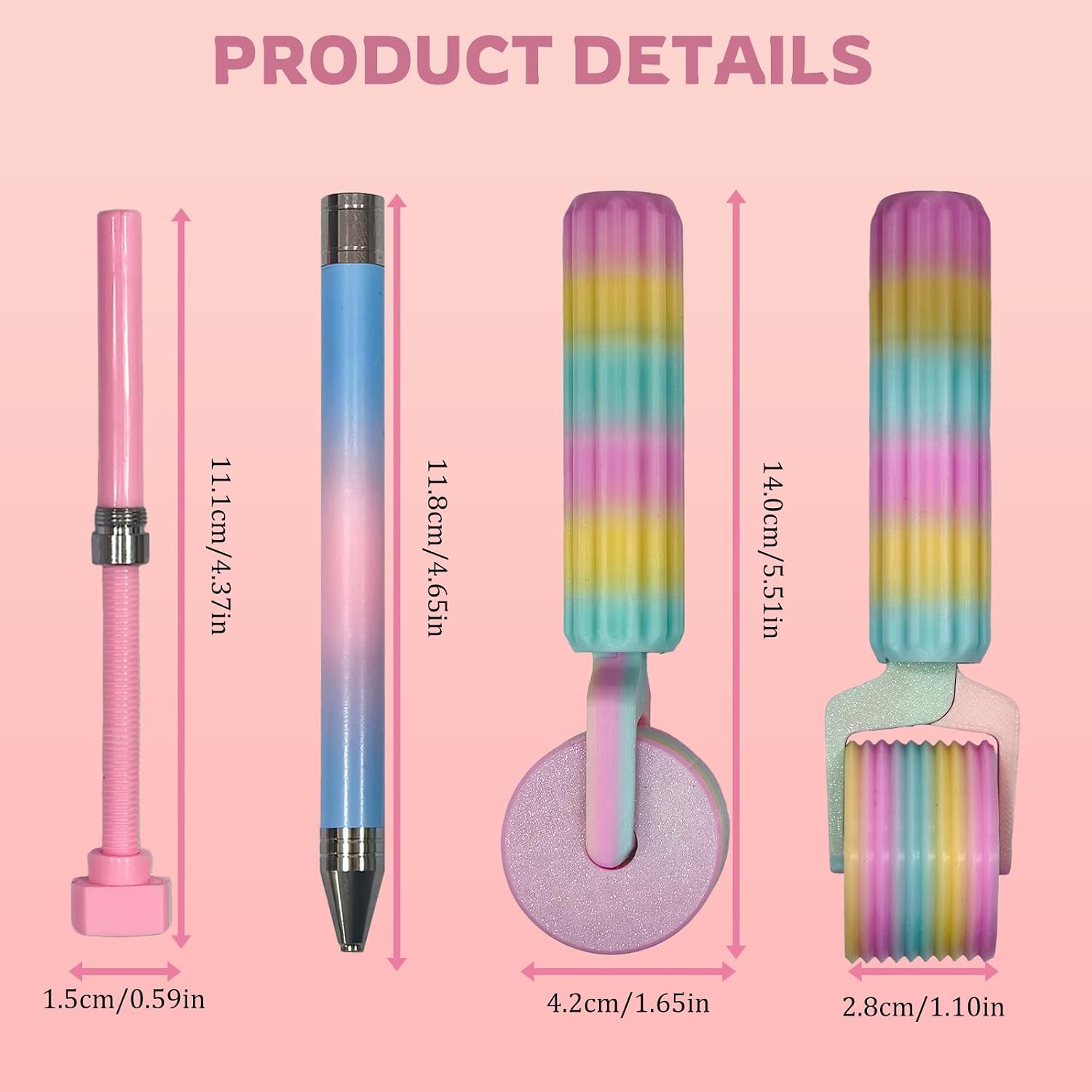 Diamond Painting Roller & Wax Pen Kit, Diamond Art Tools Set | Smooth roller and refillable wax pen help press drills firmly and pick gems faster
