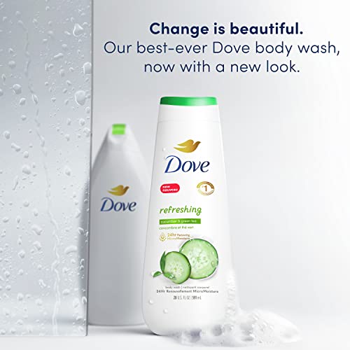 Dove Body Wash Refreshing Cucumber And Green Tea 4 Count Refreshes Skin Cleanser That Effectively Washes Away Bacteria While Nourishing Your Skin 20 Oz #TOP2