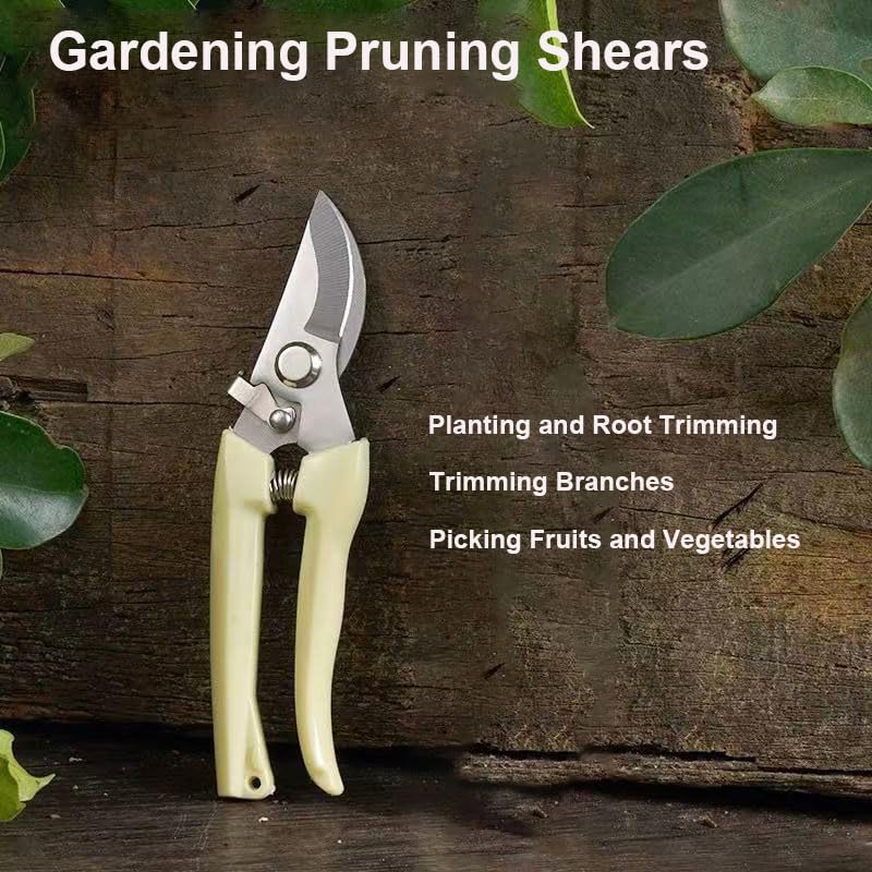 Tijeras de jardín para plantas y podar flores miniatura 4