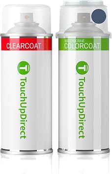 TouchUpDirect D2U Astra Blue Compatible with Kia Exact Match Touch Up Paint Aerosol - Essential Kit