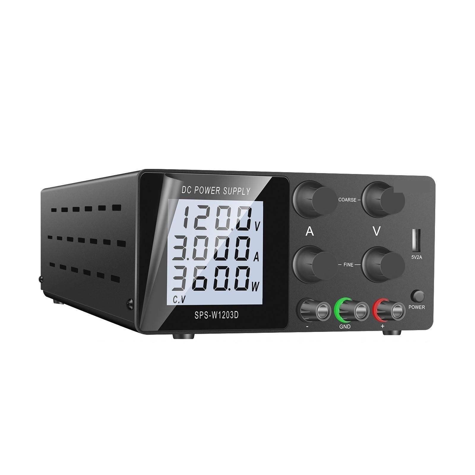Fuente de alimentación variable, Fuente De Alimentación Laboratorio CC 30V 10A 5A 60V 120V Conmutada Regulador Voltaje Ajustable(30V 10A LCD USB)
