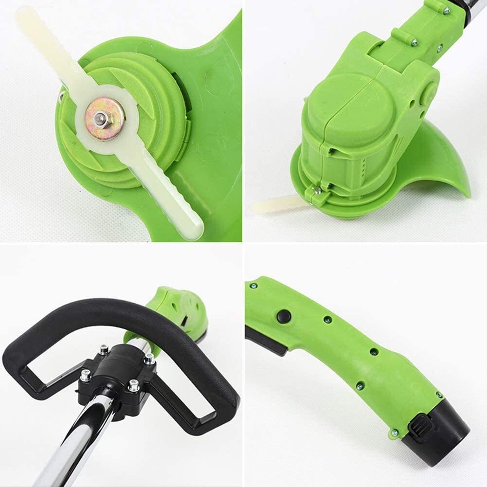 Tagliaerba Elettrico a Batteria con Batteria da 3000 mAh, tagliaerba Elettrico per Uso Domestico, tagliaerba Leggero Teles, 14 cm
