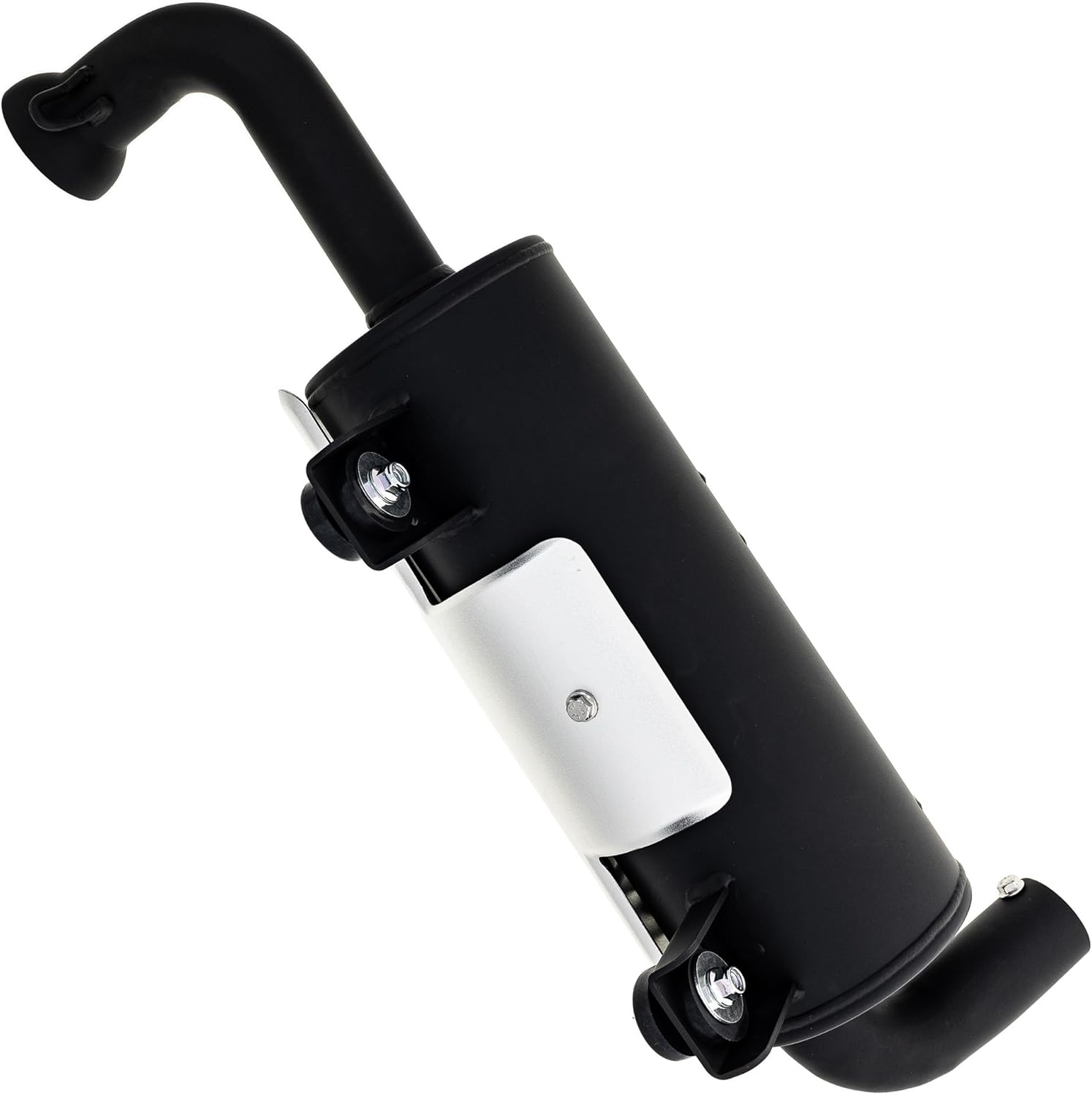 NICHE Exhaust Kit Muffler Silencer Header Manifold for Polaris Ranger 570 Crew