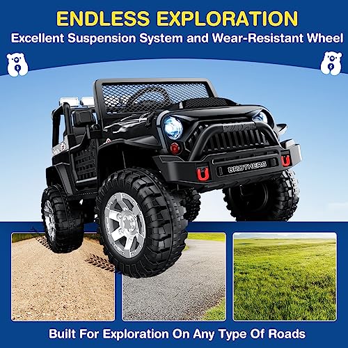 Ligiant L8 Ride On Car, 12V Kids Electric Car W/Remote Control, 2 Seater thumb #4
