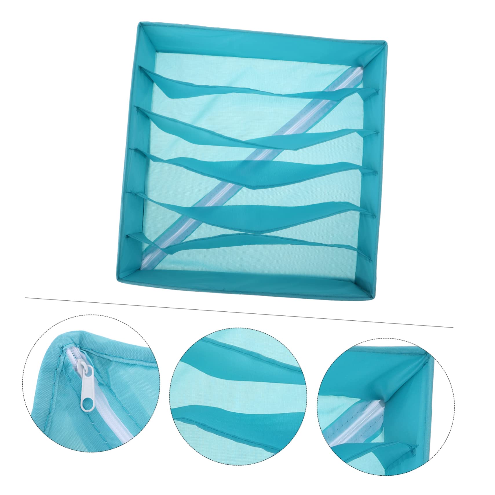 Alipis 4-teiliges Bh-organizer-schubladenset Aus Stoff Mit 6 Fächern Unterwäsche-organizer-box Kommode-organizer Staubdicht Und Reißfest Für Socken Und Krawatten
