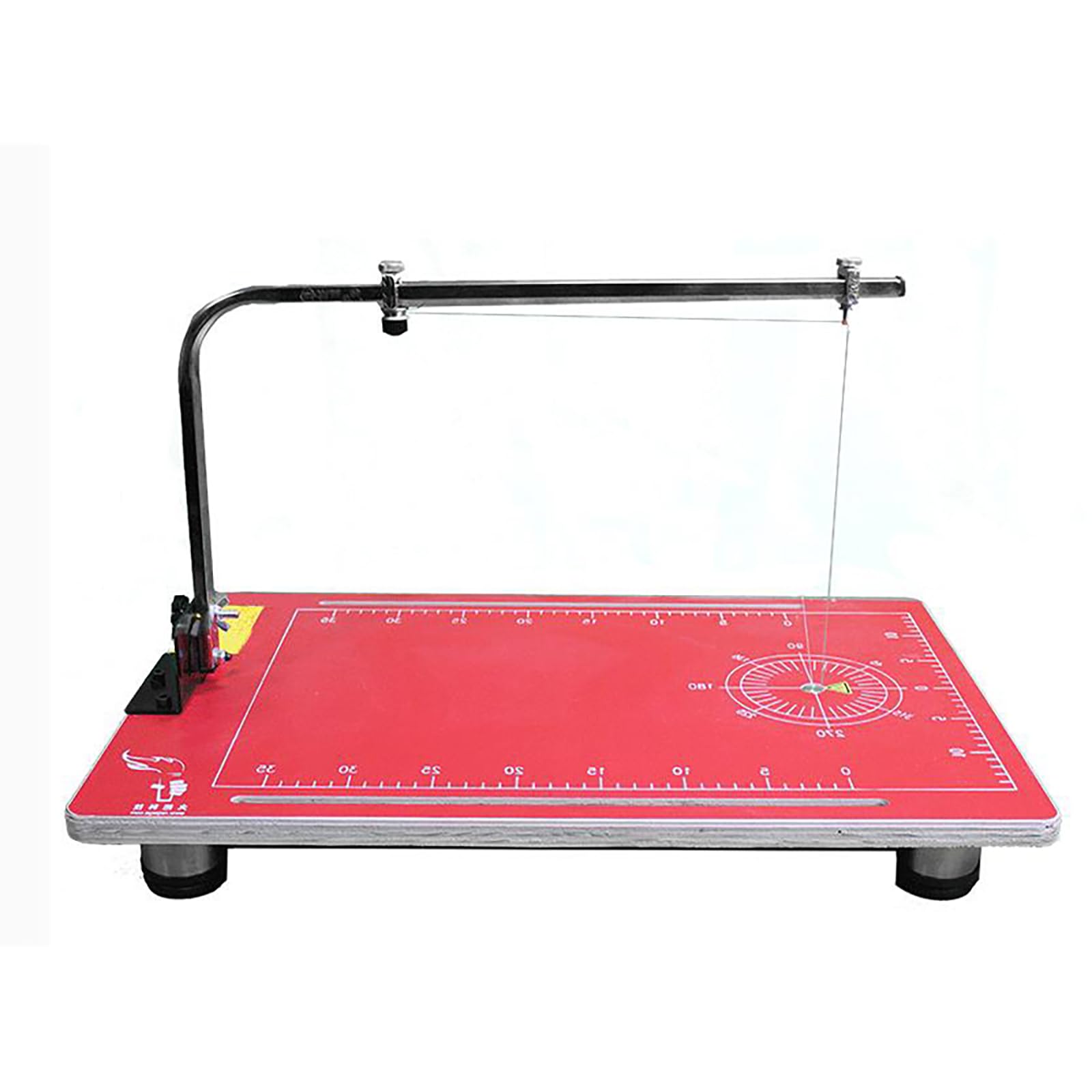 WYDDDARY Vertical Hot-wire Foam Cutting Machine Hot Wire Foam Cutter with 15x22.8inch/38 * 58cm Red Table for Foams Sponge Pearl Cotton KT Board 110V 36W