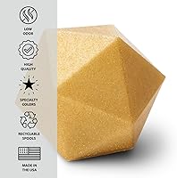 Vista 5 de Protopasta Filamento para Impresora 3D Filamento PLA 1.75mm Oro Polvo de Brillo HT PLA Carrete de 500g