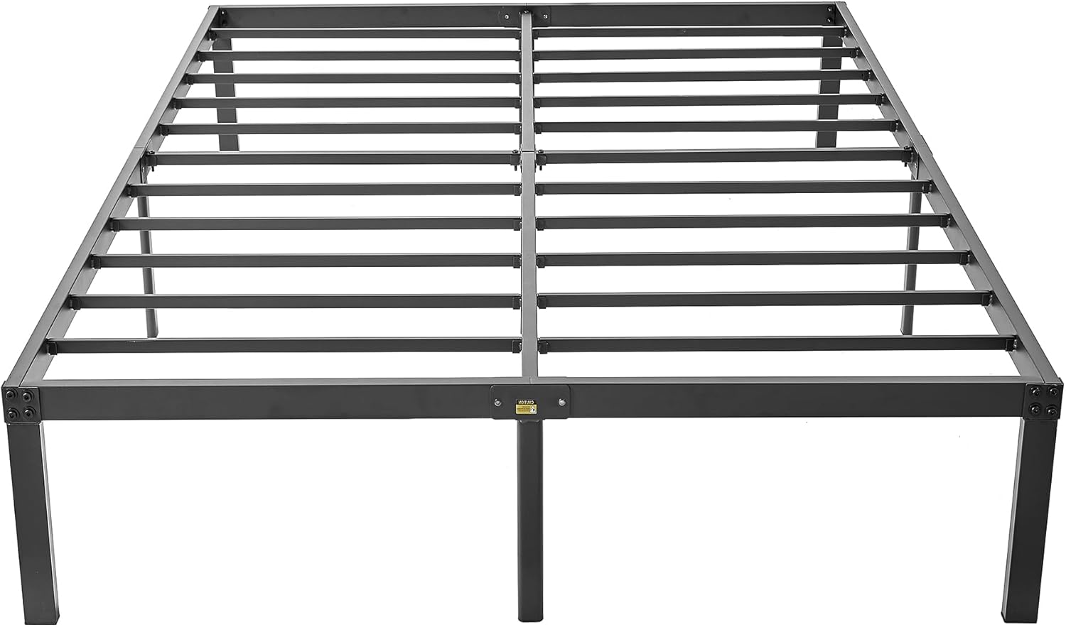 VECELO Bed Frame, Single Size, Strong Metal Slat Support & Easy Set up