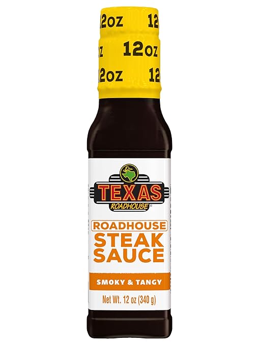 Texas Roadhouse Gold Sauce, 12 oz. Bottle, Perfect Steak Marinade