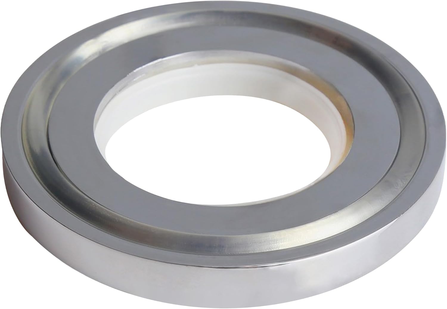 Novatto Solid Brass Vessel Sink Mounting Ring, Brushed Nickel