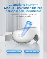 RENPHO Szemmaszírozó Készülék Hőterápiával - 5 Masszázsmód, Bluetooth Zene, Újratölthető - Szemfáradtság, Száraz Szem Enyhítésére, Alvásjaví 6