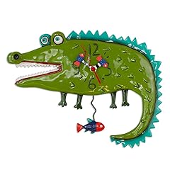Allen Designs P 1998 Swinging Pendulum Alligator Design Clock Later Gator 12 . 5 inches X 10 . 5 photo Allen Designs P 1998 Swinging Pendulum Alligator Design Clock Later Gator 12 . 5 inches X 10 . 5