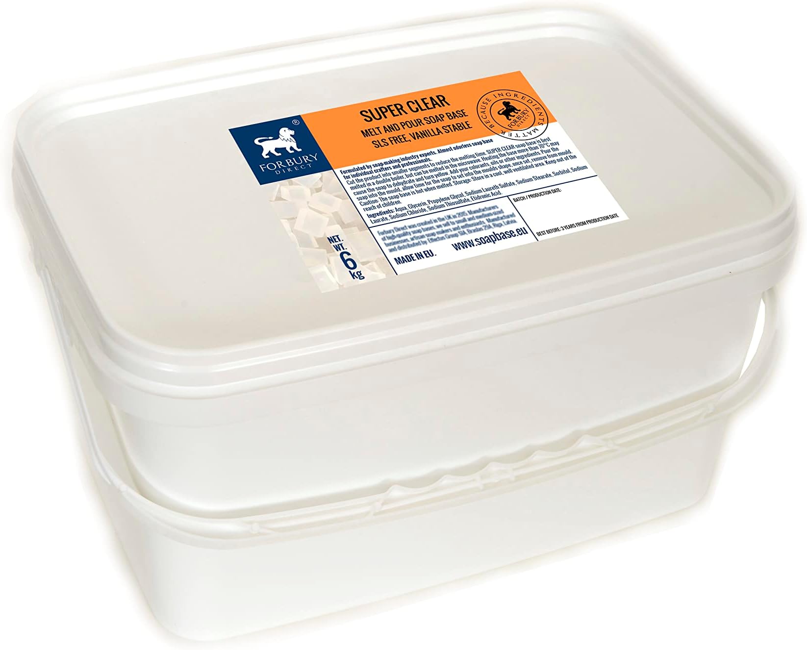 Glycerin Seifenbasis 500g - Durchsichtige Rohseife Zum Selbstgestalten