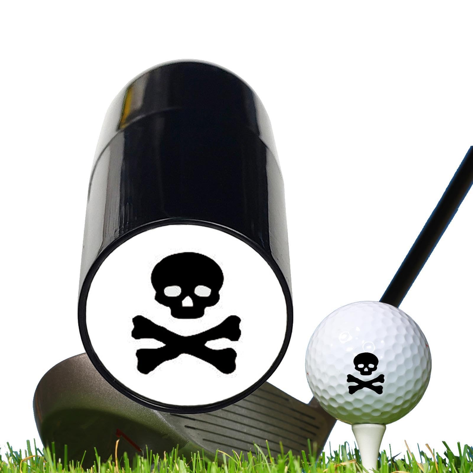 Golfball Stempel Set - Personalisierbar Mit 4 Designs Für Golfbälle & Textilien