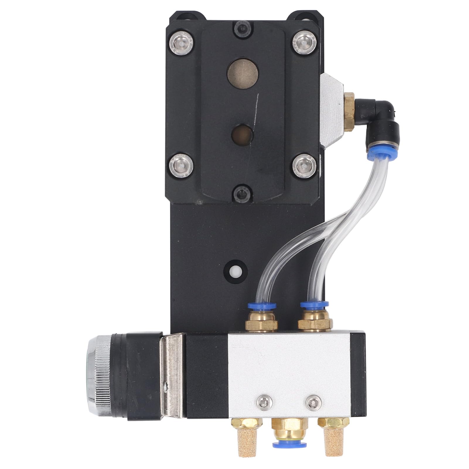Punzonatrice a 2 fori, Perforatrice pneumatica per bordare i bordi, Attrezzo per punzonatura ad aria, Lega di alluminio, Apertura da 8 mm a 12 mm, per fai da te, Progetti