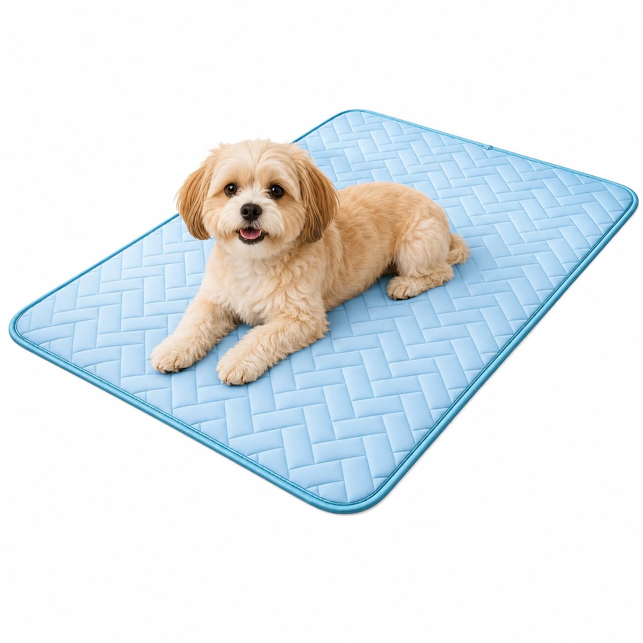 GRXMAEAT Cool Mat for Dogs, 2026 New, Dog Cooling Mat, Soft Non-Slip Self-Cooling Pad On the Go or in the Car, Durable Anti-Scratch Pet Ice Silk Mat for Dogs & Cats for Home